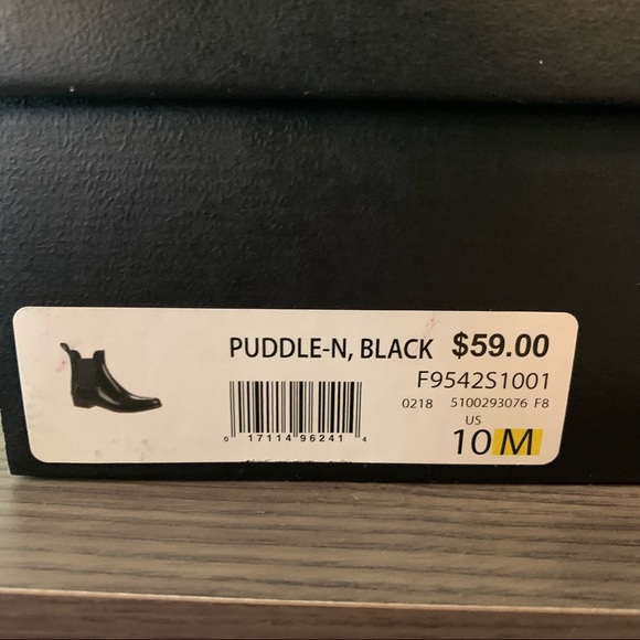 Naturalizer Black Ankle Rain Boots - Picture 11 of 12